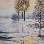 Winter Field Trees