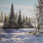 Winter River Scene